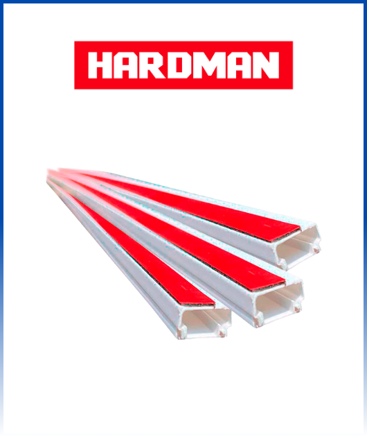 CANALETA C/ADHESIVO ROJO 20 X 10 (30) HARDMAN