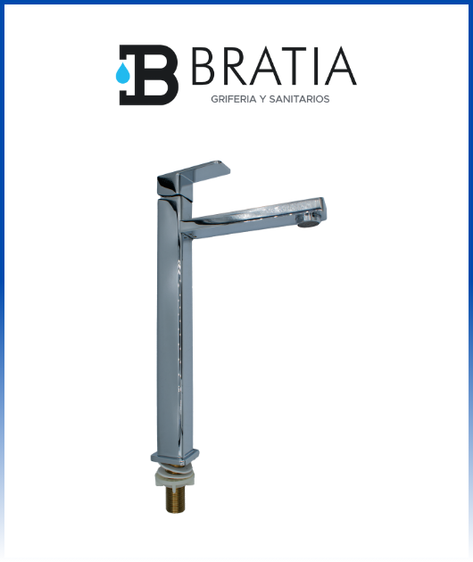 LLAVE P/BOWL MINIMALISTA BRATIA SDY-01 CROMADO (2) (12) 