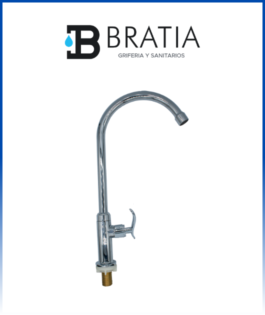 LLAVE P/COCINA MUEBLE NPL 4-M CROMADO BRATIA (2)