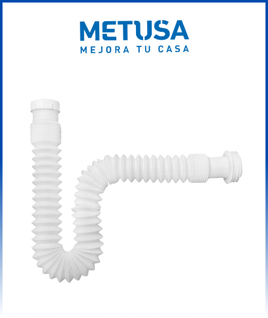 (MASA048B) TRAMPA FLEX 100CM C/CONECTOR SOL METUSA