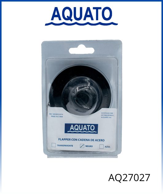 AQ27027 FLAPPER COLOR NEGRO AQUATO