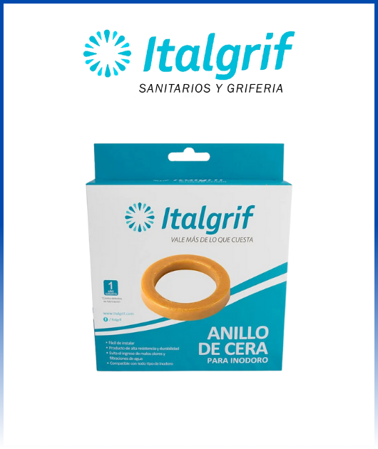 (SIAN000000) ANILLO DE CERA S/GUIA 140GR ITALGRIF