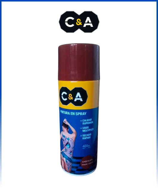 PINTURA SPRAY CHOCOLATE #7602C 400ML C & A
