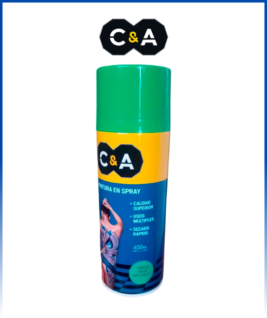 PINTURA SPRAY VERDE HOJA #49 400ML C & A