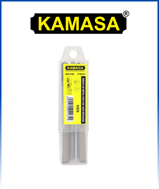 (KM2166) BROCA DE METAL HSS 1/2