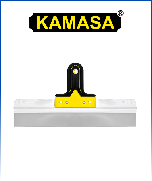 (KM6228) ESPATULA PARA DRYWALL 400MM AC. INOX KAMASA