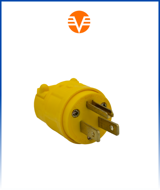 (ASA 3) ENCHUFE INDUST C/TIERRA BRONCE COLORES 20A 250V VISION ELECTRIC