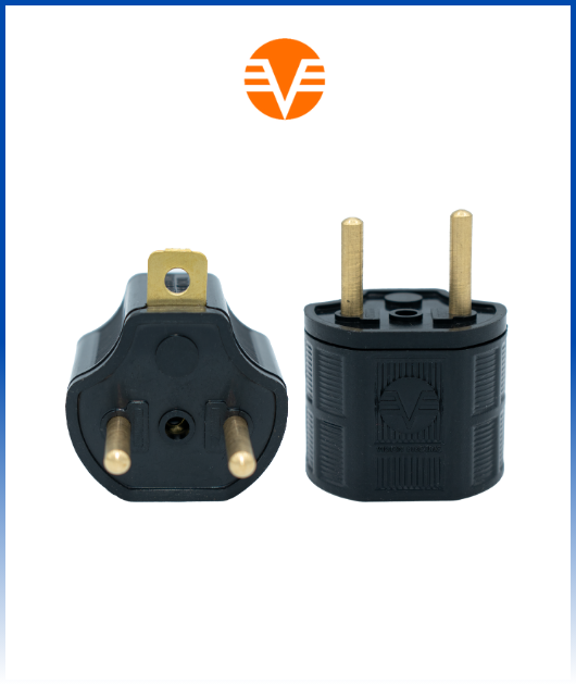(ARB) ADAPTADOR REDONDO POWER 2/PINES COLORES VISION ELECTRIC 20A-250V