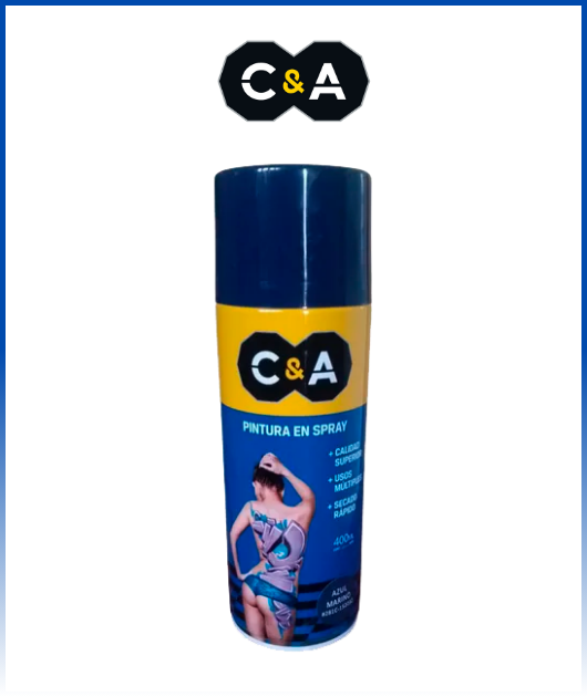 PINTURA SPARY AZUL ELECTRICO #282 400ML C & A