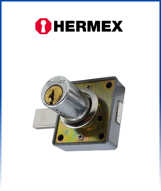 (43559) CM-25C CERRADURA PARA MUEBLE CROMADO HERMEX