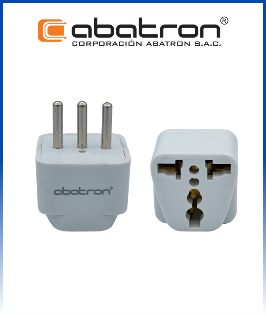 (T04) ADAPTADOR TOMA MULTIPLE 3 EN LINEA ABATRON