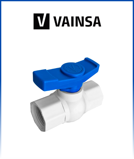 (VA201001) VALVULA ESFERICA OCTG UPVC 3/4