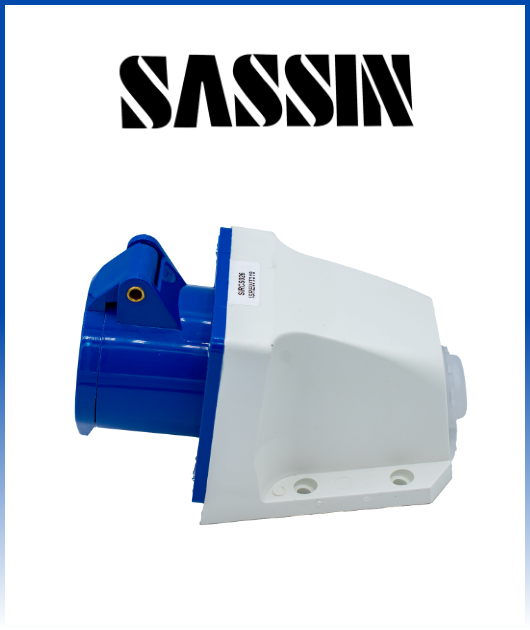 (31442) TOMA CONECTO INDUSTRIAL 3SP1-113 2P+T 16A 220-240V SASSIN