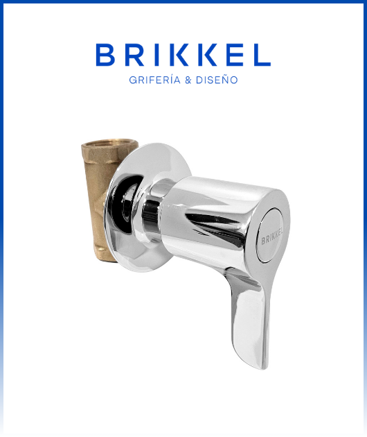 (MASBR018) LLAVE DUCHA WAVE BRIKKEL S/SALIDA