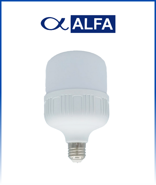 FOCO LED POLICARBONATO TIPO BOTELLA  30 WATS RAYADO ALFA (40)