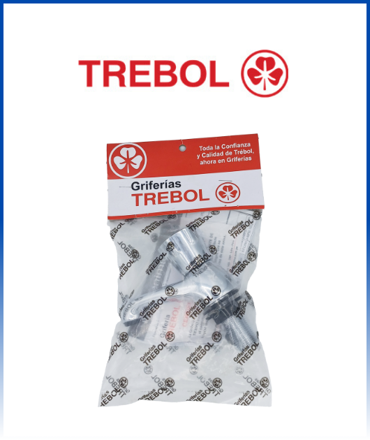 (610000465) LAVATORIO LLAVE ECO CUERPO GRANDE TREBOL