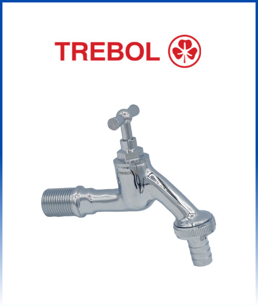 (610000457) LAVANDERIA LLAVE ECO PARED TIPO T TREBOL