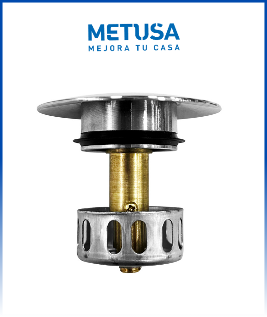 (MASR018) PUSH GRANDE ULTRAINOX PARA DESAGÜE 1 1/4