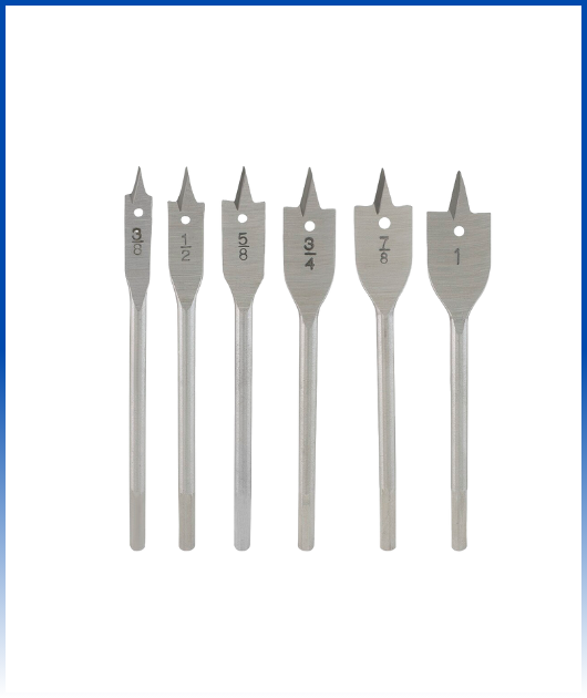 (ASK01261) JGO MECHA T/PALETA P/MADERA 6PCS (3/8;1/2;3/4;7/8;1