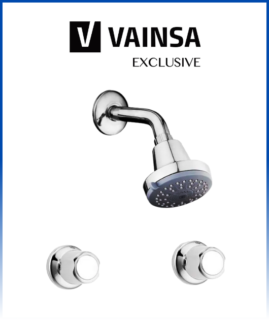 (M85A2V00) MEZCLADORA DUCHA EGEO C/SAL AQUARIUS CROM VAINSA